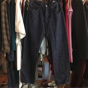 LEVIS 501 | White Oak Cone Denim dark wash jeans (W30 X L29.5)